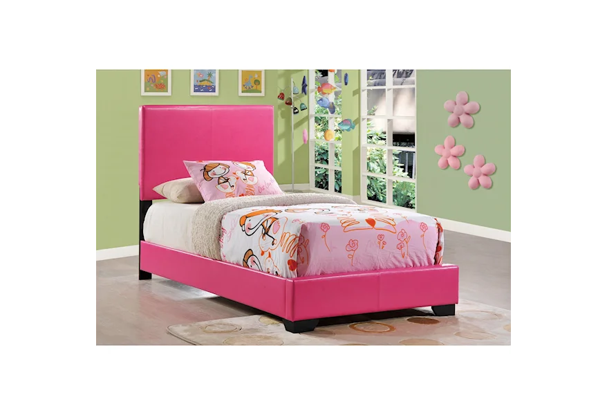 8103 Upholstered Twin Bed by Global Furniture at Corner Furniture