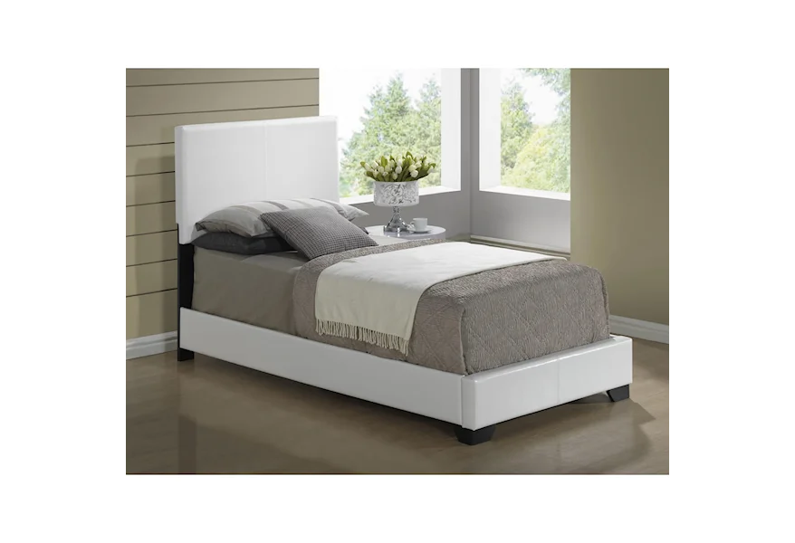 8103 Upholstered Full Bed by Global Furniture at Dream Home Interiors