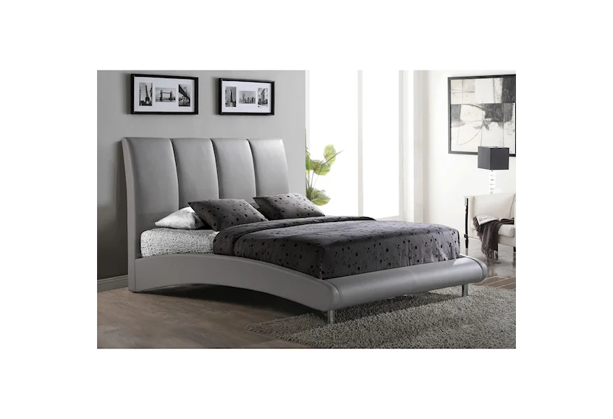 8272 Arched King Bed by Global Furniture at Nassau Furniture and Mattress