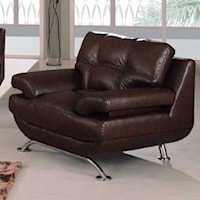 Contemporary Bonded Leather Chair