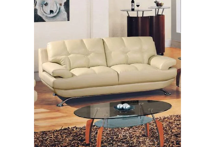9108 Contemporary Sofa by Global Furniture at Corner Furniture
