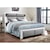 Global Furniture 9652 Upholstered King Bed with Built-In Bluetooth Speakers