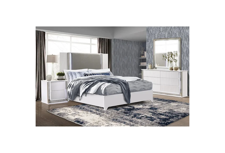 ASPEN King 5-PC Bedroom Group by Global Furniture at Royal Furniture