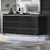 Global Furniture AVON Dresser with LED Lighting