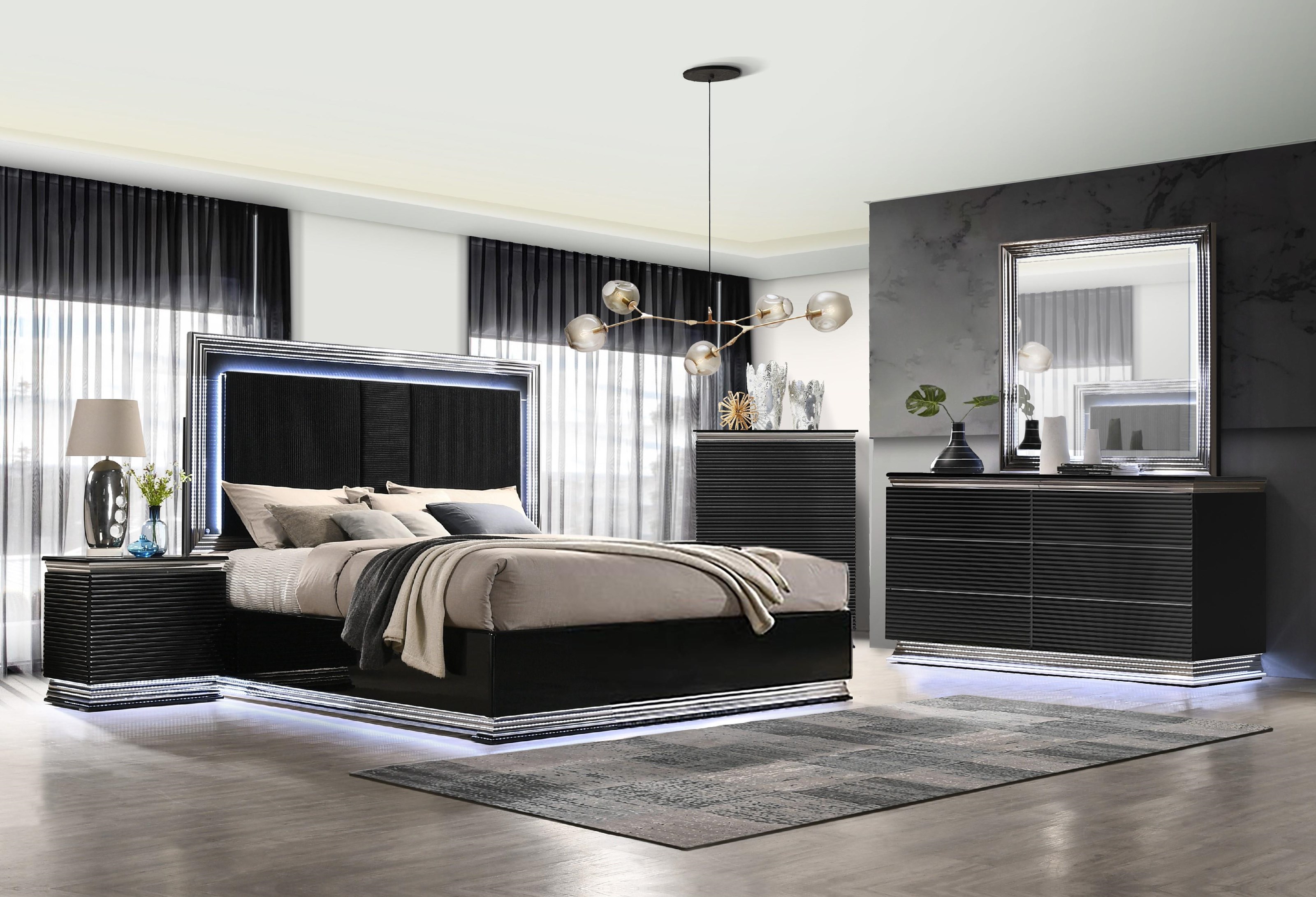 Nightstand with LED Lights