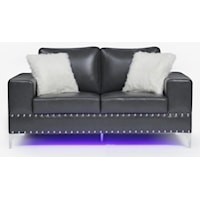 Loveseat Charcoal with LED