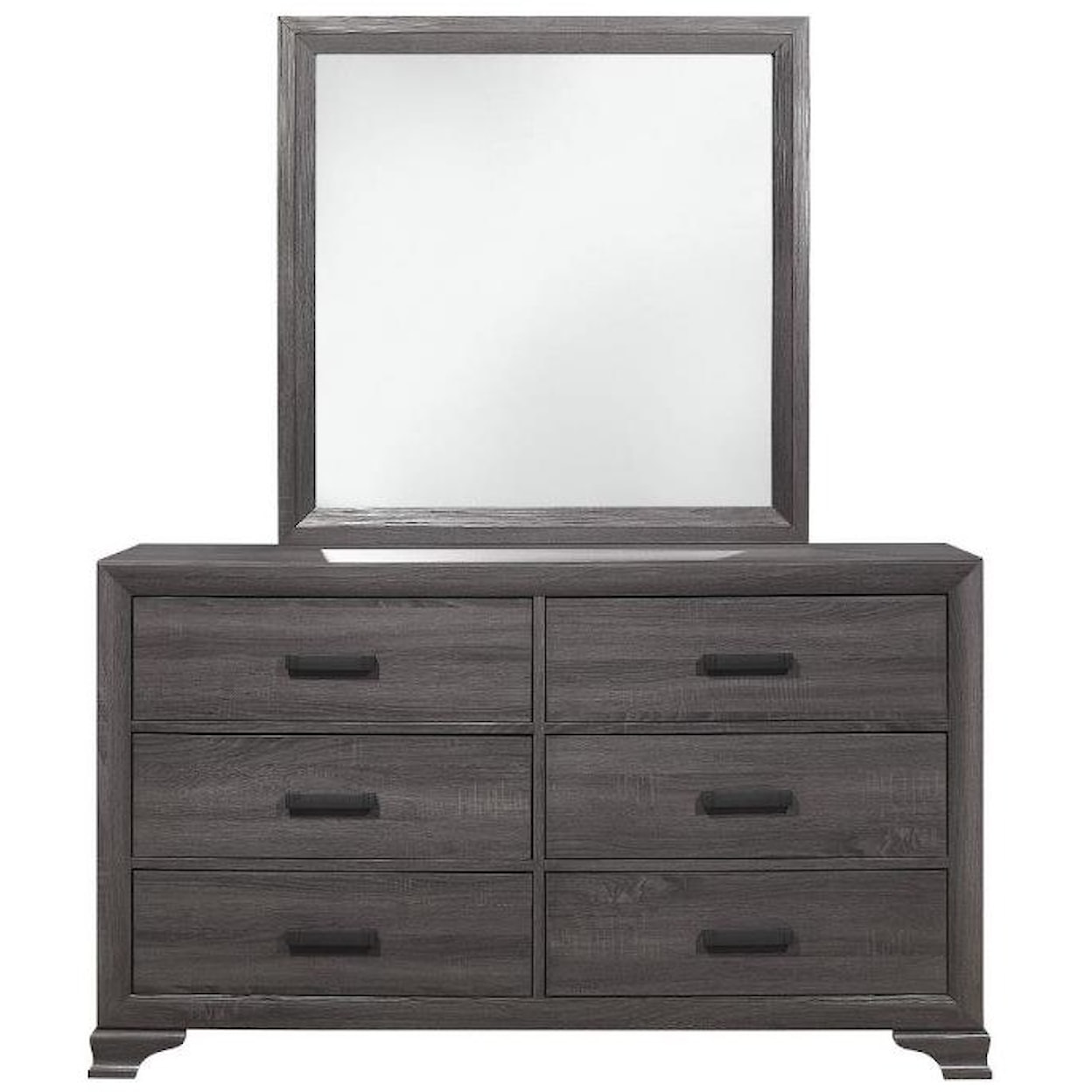 Global Furniture Ryan Dresser and Mirror