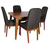 Global Home Berkeley 5 Piece Square Dining Set