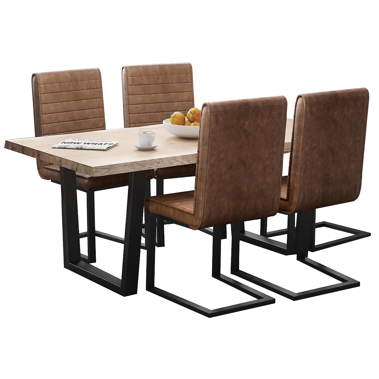 Global Home Oak Mill 5 Piece Dining Set