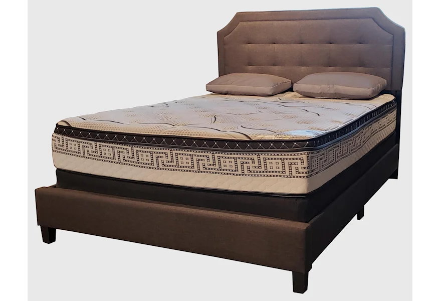 B623 - Ready to Assemble Upholstered Bed - Charcoal at Bennett's Furniture and Mattresses