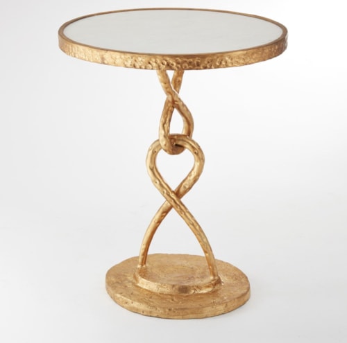 Loop De Loop Table-Gold Leaf
