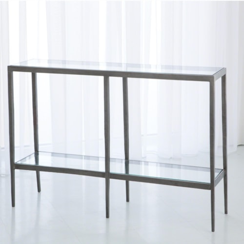 Laforge Console-Iron/Braised Brass