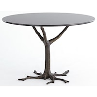 Faux Bois Black Dining Table