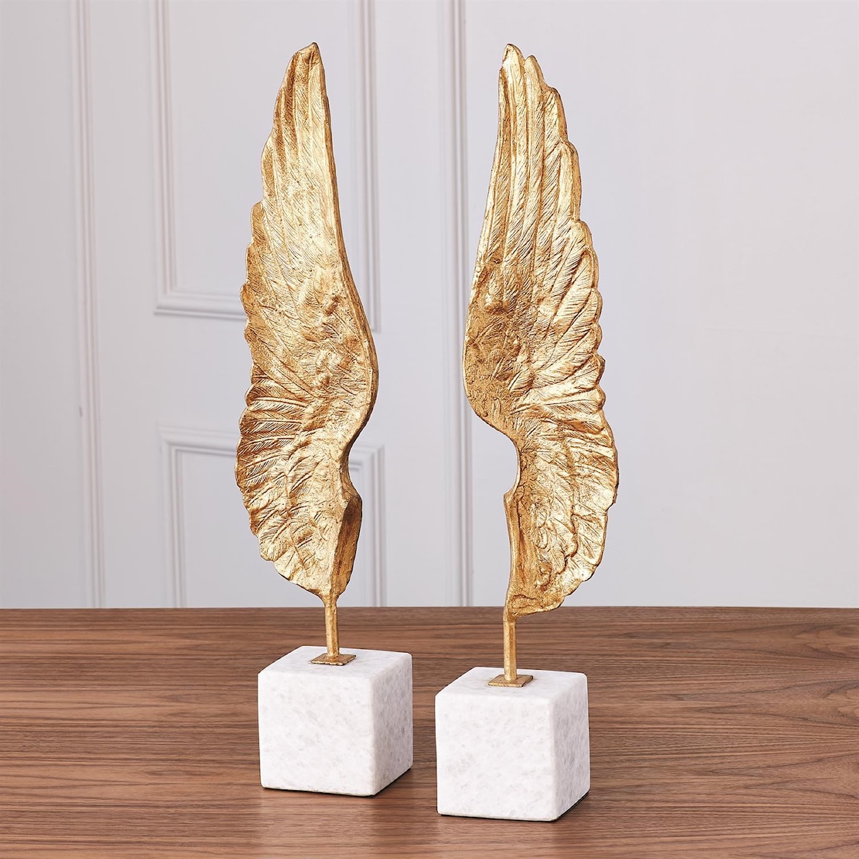 Global Views Sculptures by Global Views Gold Leaf Wings