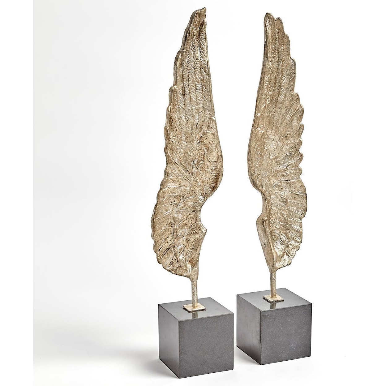 Global Views Sculptures by Global Views Silver Leaf Wings