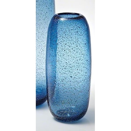 Stardust 14" Hand Blown Glass Vase