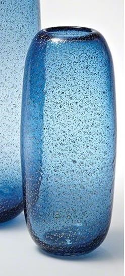 Stardust 14" Hand Blown Glass Vase