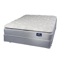 Twin Extra Long Two Sided Pillow Top Mattress and Limited-Deflection Box Spring