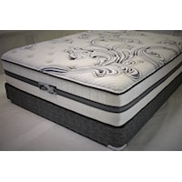 Pocket-Coil Plush King Mattress and Foundation