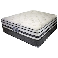 Twin 14 1/2" Euro Top Innerspring Mattress and 9" Wood Foundation