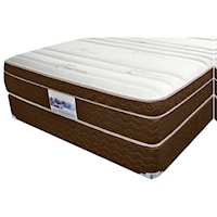 Twin Euro Top Mattress and 9" Wood Foundation