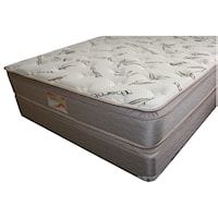 Queen Two Sided Pillow Top Mattress and 9" Wood Foundation