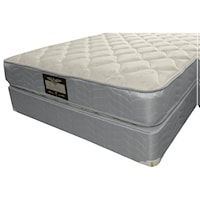 Full Two Sided Plush Mattress and 9" Wood Foundation