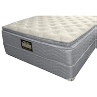 Full Supreme Pillow Top Mattress and 9" Wood Foundation
