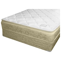 King Pillow Top Mattress and 9" Wood Foundation