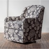 Hallagan Furniture Accent Chairs Customizable Swivel Glider Chair