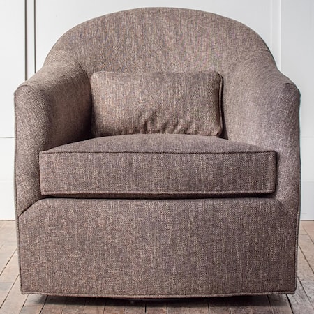 Customizable Swivel Glider Accent Chair