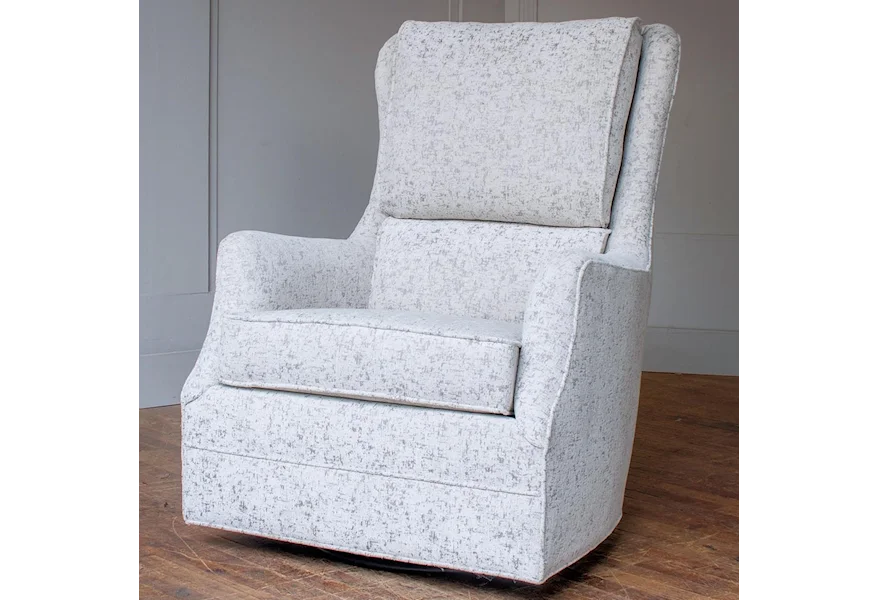 Accent Chairs Customizable Swivel Glider Accent Chair at Bennett's Furniture and Mattresses