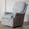 Hallagan Furniture Accent Chairs Customizable Swivel Glider Accent Chair