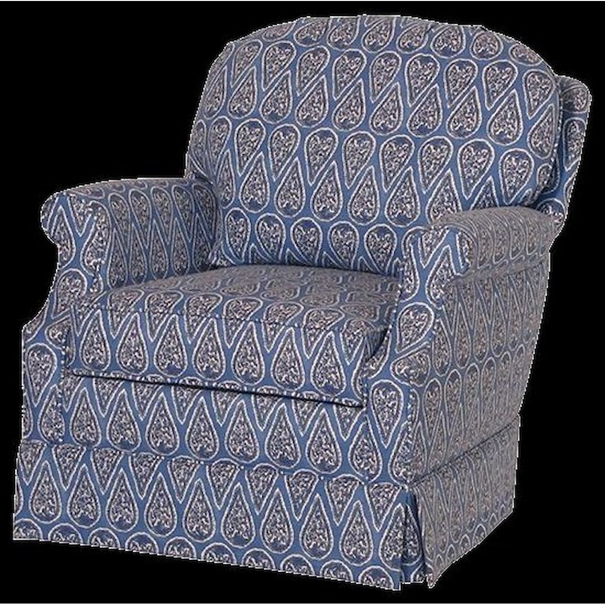 Hallagan Furniture Accent Chairs Customizable Swivel Rocker