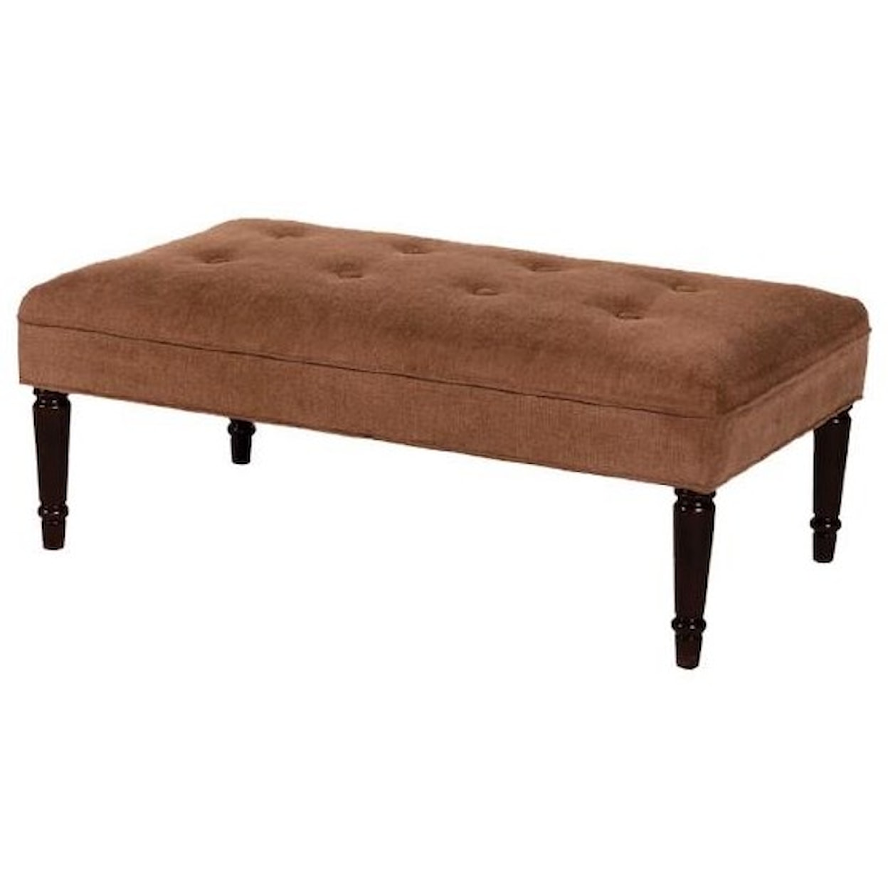 Hallagan Furniture Accent Ottomans Customizable Ottoman