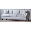 Hallagan Furniture Brighton Customizable Transitional Sofa