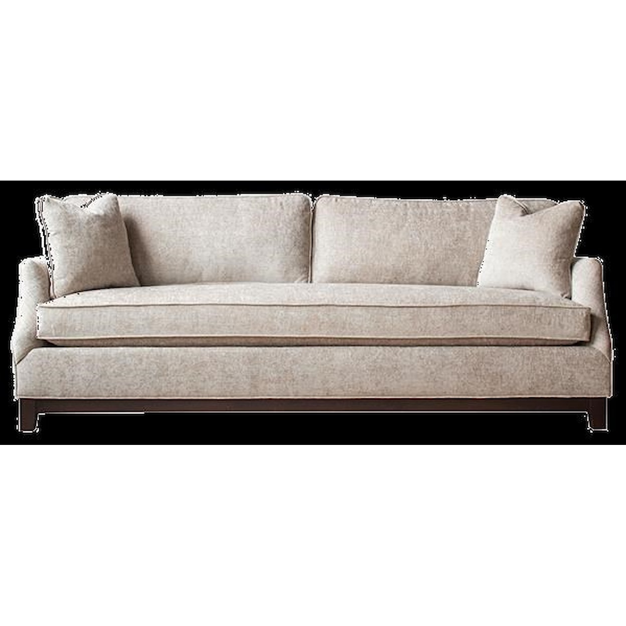 Hallagan Furniture Brighton Customizable Bench Seat Sofa