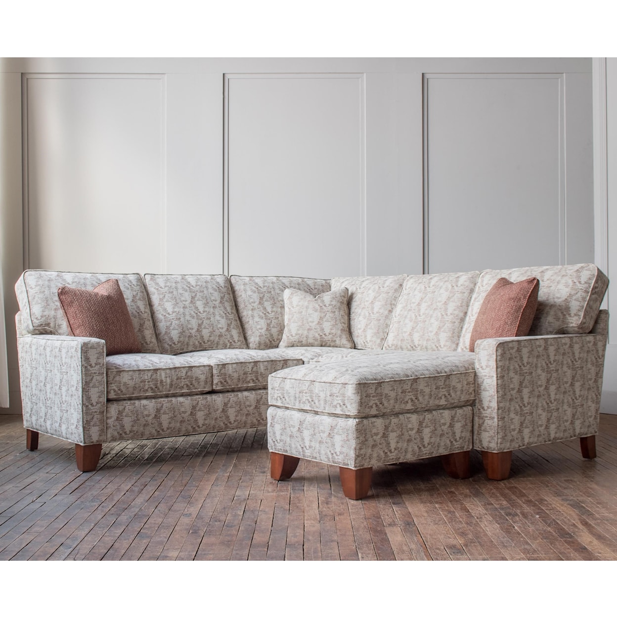 Hallagan Furniture Madison Customizable Sectional with Chaise