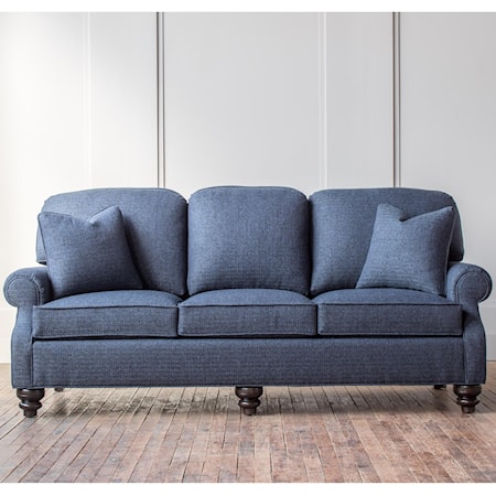 Customizable Rolled Arm Sofa