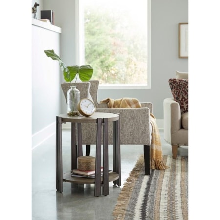 Round Chairside Table