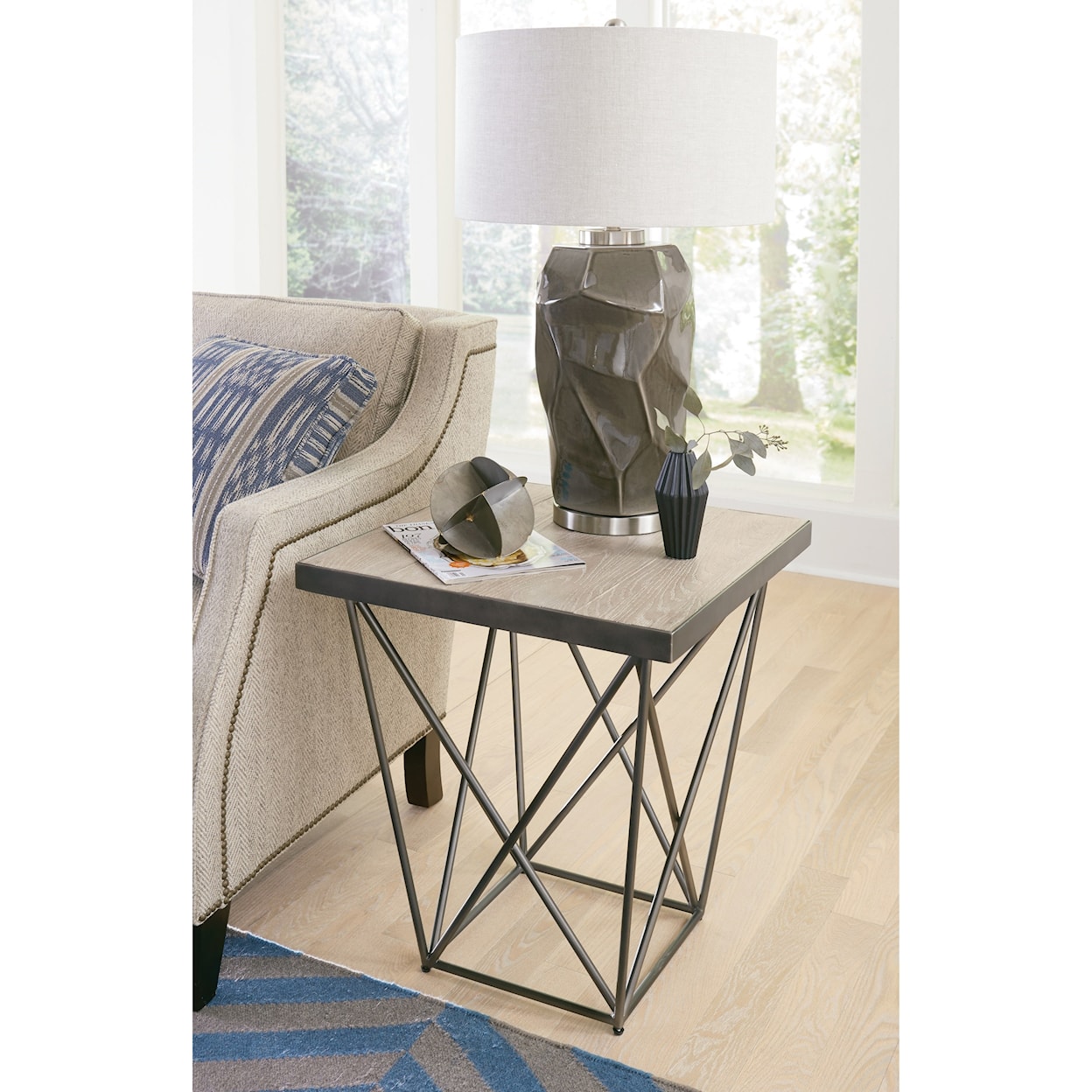 Hammary Rafters Square End Table