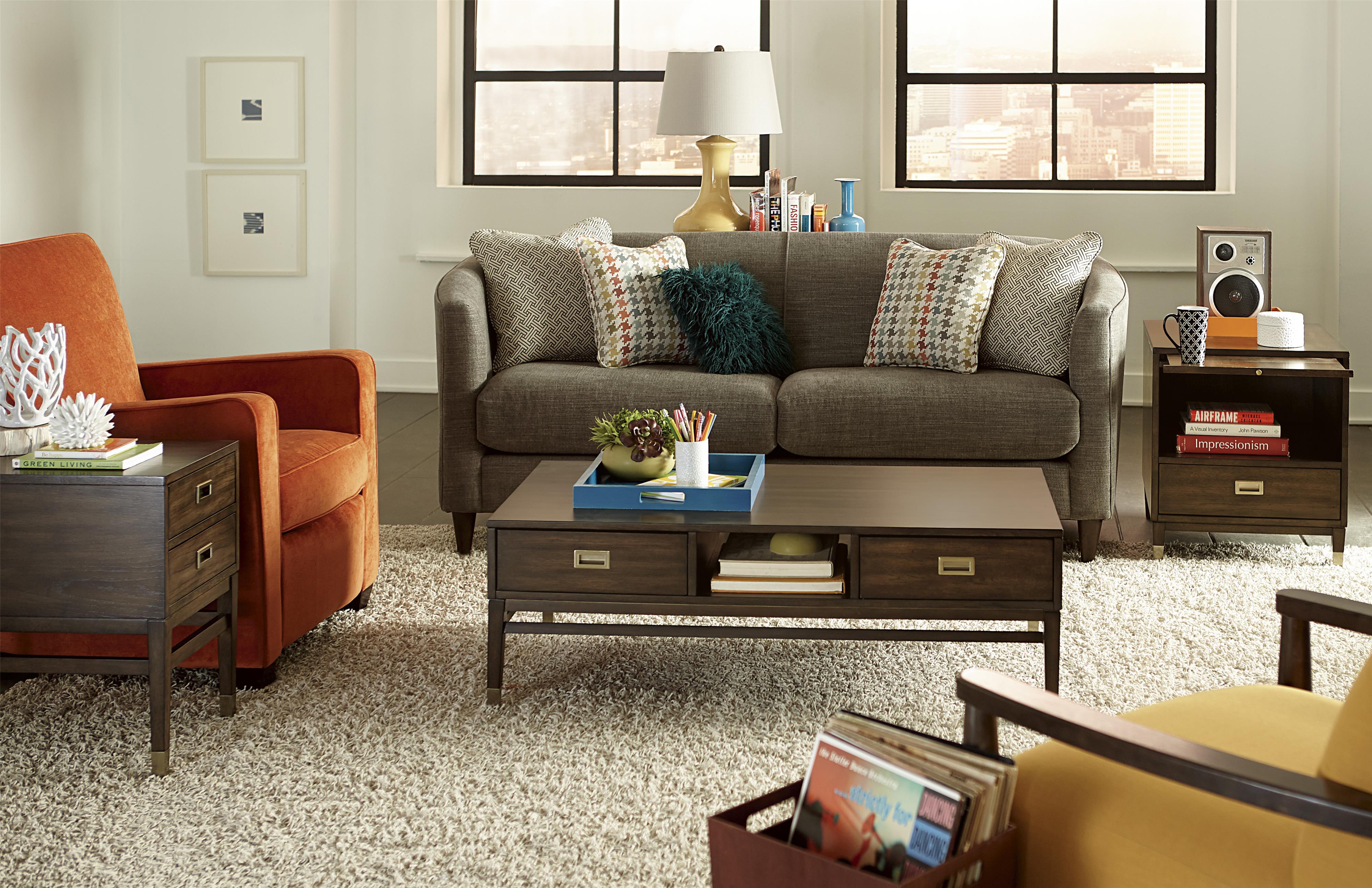 Rectangular Drawer End Table