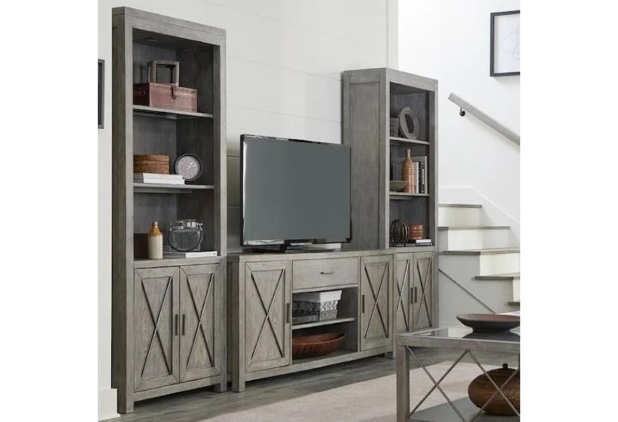 West End Entertainment Wall Unit by Hammary at Wayside Furniture & Mattress