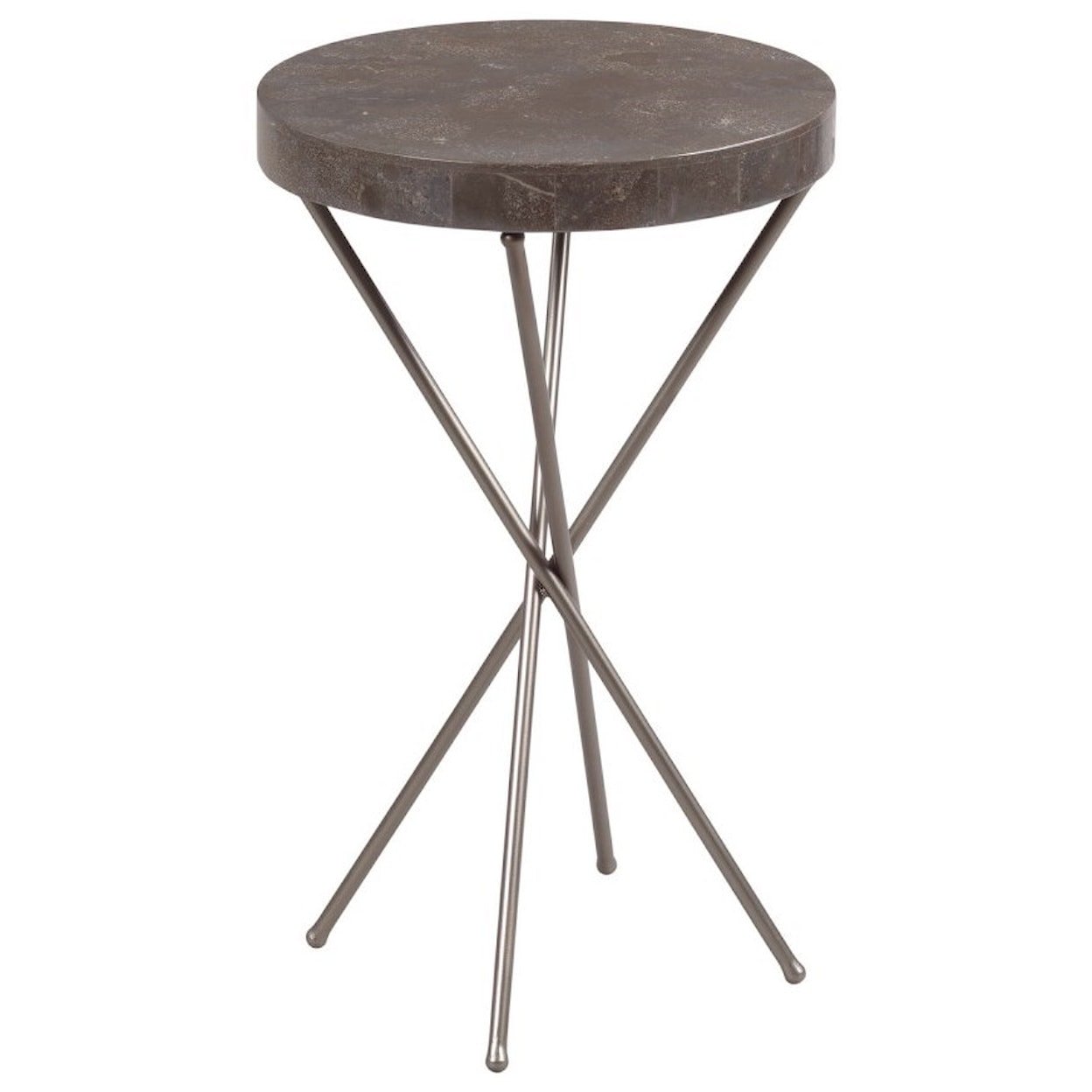 Hammary West End Round Chairside Table