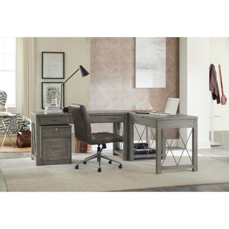 4-Piece L-Shape Desk