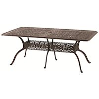Aluminum Dining Table with 24' Extension  