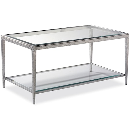 Jinx Nickel Cocktail Table - Rectangle