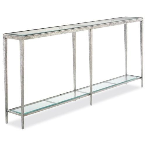 Jinx Large Nickel Console Table