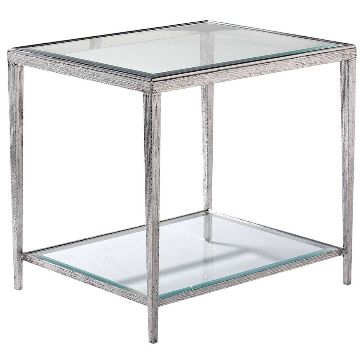 Hancock & Moore H & M Occasional Jinx Nickel Side Table - Square