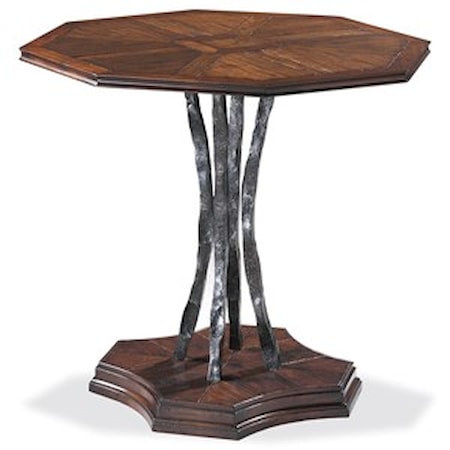 Toth Octagonal Lamp Table